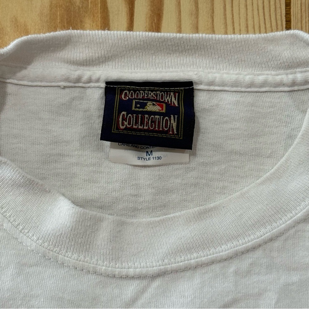 Vintage Baseball New York Mets World Series White T-Shirt - Picture 6 of 8